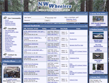 Tablet Screenshot of nw-wheelers.com